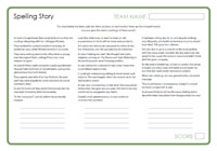 Spelling Story Spelling Story